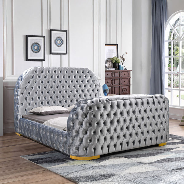 Leon Velvet Bed