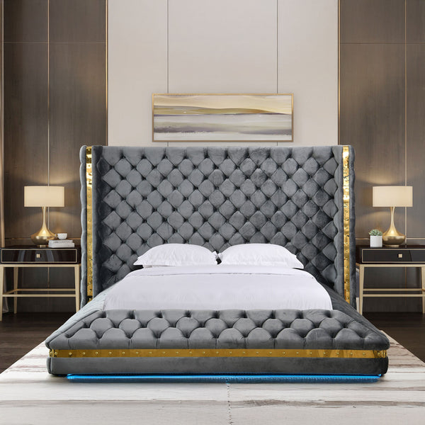 Zuma Velvet Bed
