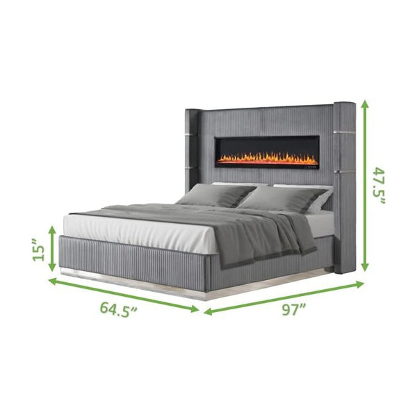 Raul Velvet Bed