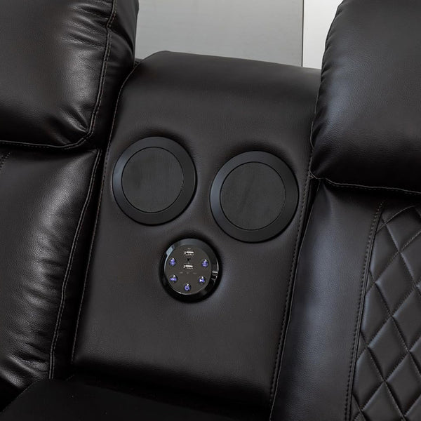 Dona Leather Sectional