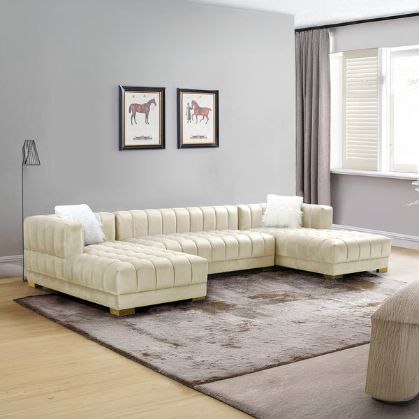 Everett Velvet Sectional