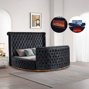 Angel Velvet Bed