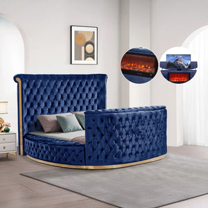 Angel Velvet Bed