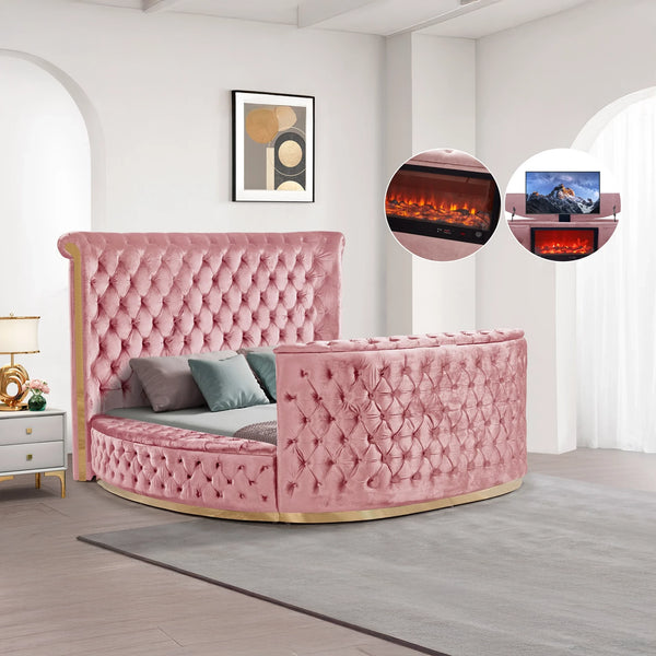 Angel Velvet Bed