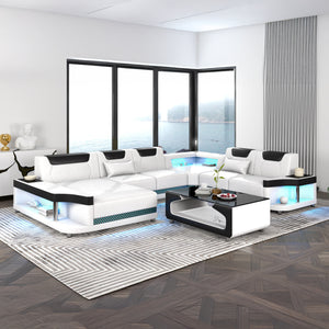 Jackson Leather Sectional