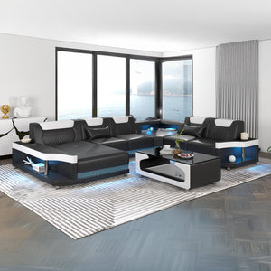 Jackson Leather Sectional