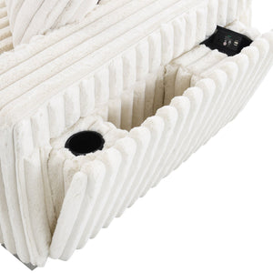 Shaggy Velvet Sectional