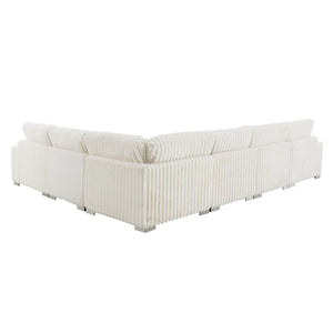 Shaggy Velvet Sectional