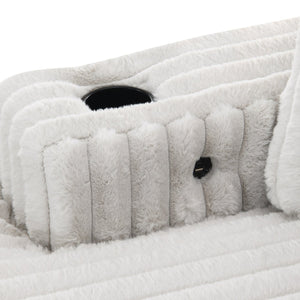 Shaggy Velvet Sectional