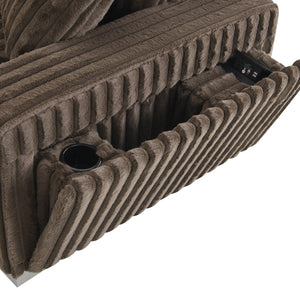 Shaggy Velvet Sectional