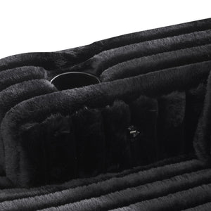 Shaggy Velvet Sectional