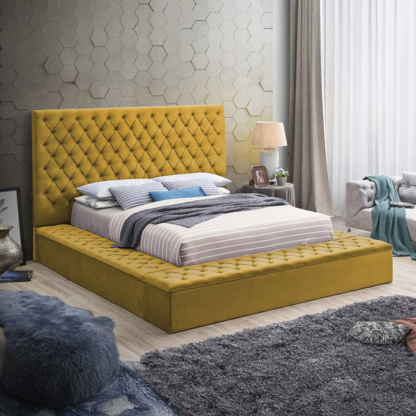 Cruz Velvet Bed