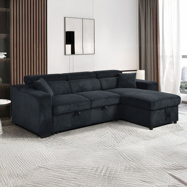Deyana Velvet Sectional