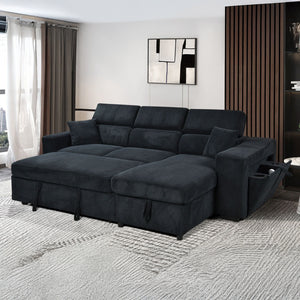 Deyana Velvet Sectional