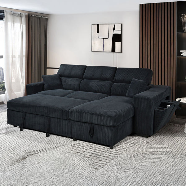 Deyana Velvet Sectional