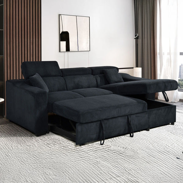 Deyana Velvet Sectional