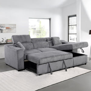 Deyana Velvet Sectional
