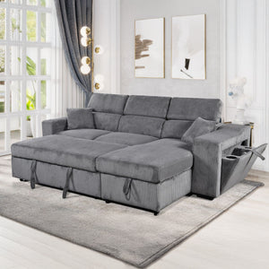 Deyana Velvet Sectional