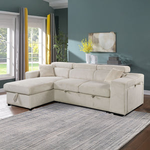 Deyana Velvet Sectional