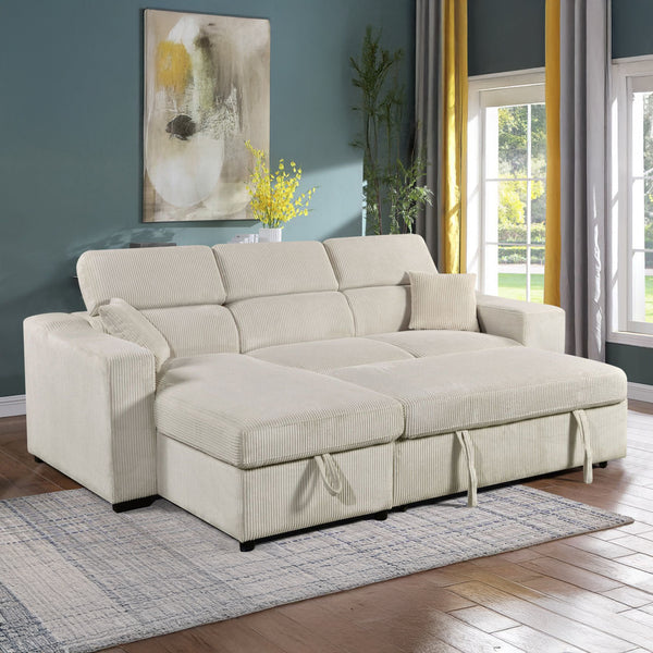 Deyana Velvet Sectional