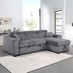 Deyana Velvet Sectional