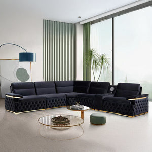 Java Velvet Sectional