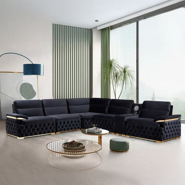 Java Velvet Sectional