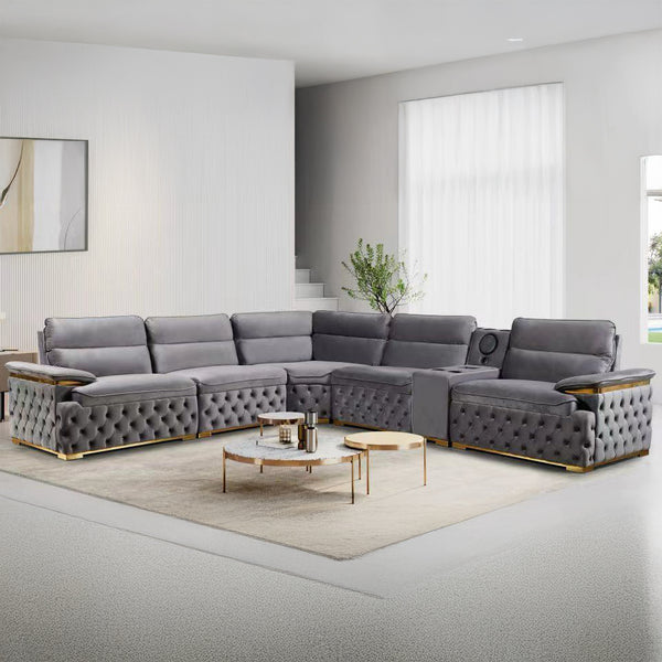 Java Velvet Sectional