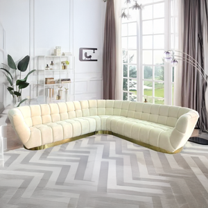 Serene velvet Sectional
