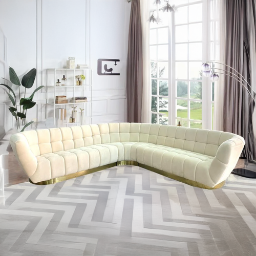 Serene velvet Sectional