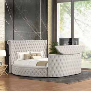 Angel Velvet Bed