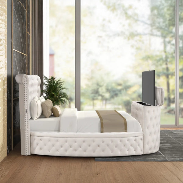 Angel Velvet Bed