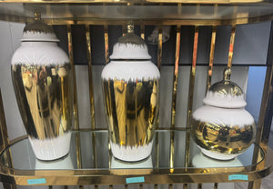 Royal Noir Gold Vases