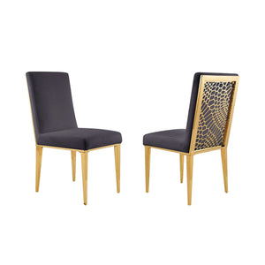 Shelly Velvet Dining Chair