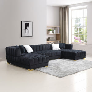 Everett Velvet Sectional