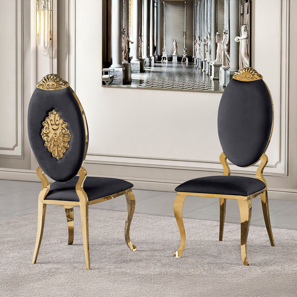 Yara Velvet Dining Chair