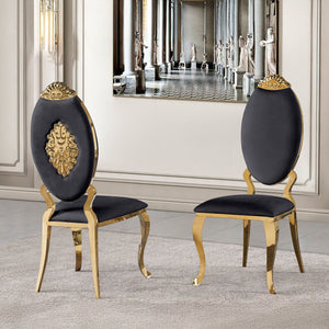 Yara Velvet Dining Chair