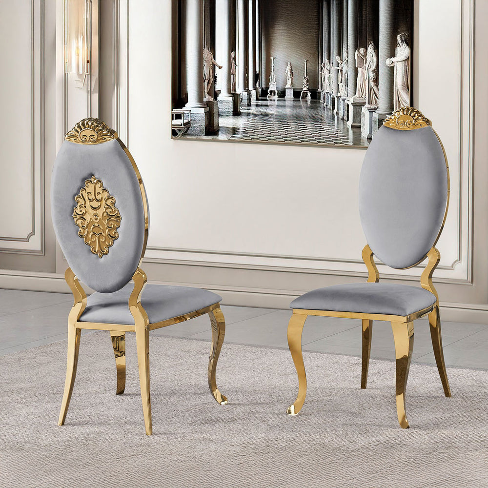 Yara Velvet Dining Chair