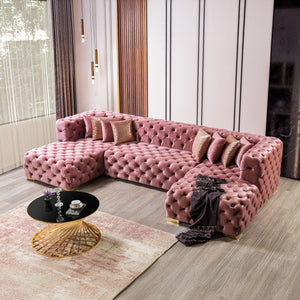 Nervana Velvet Sectional